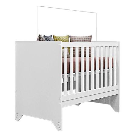 Berço Americano Retro Maya e Guarda Roupa Infantil Eloá Branco Acetinado Phoenix Baby Imagem de Berço Americano Retro Maya e Guarda Roupa Infantil Eloá Branco Acetinado Phoenix Baby