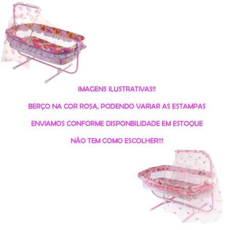 Berço Boneca Bercinho Bebê Reborn Alive Balanço Luxo Video