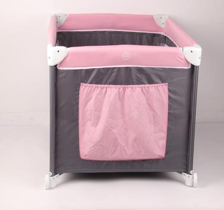 Imagem de Berço Cercado Portátil Confort Rosa Baby Style