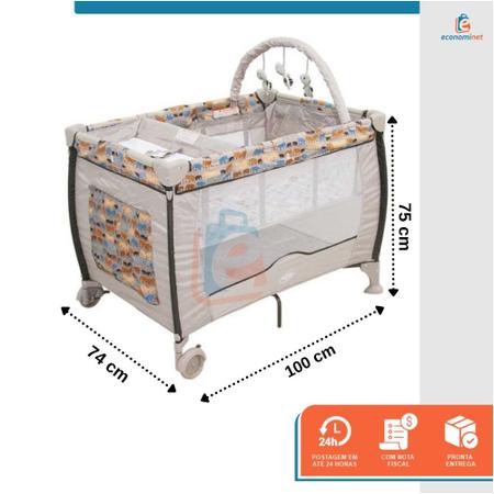 Berço Para Bebe Portátil Com Mosquiteiro Vira Cama - Seu Bebe Seguro - Berço  Portátil / Desmontável - Magazine Luiza