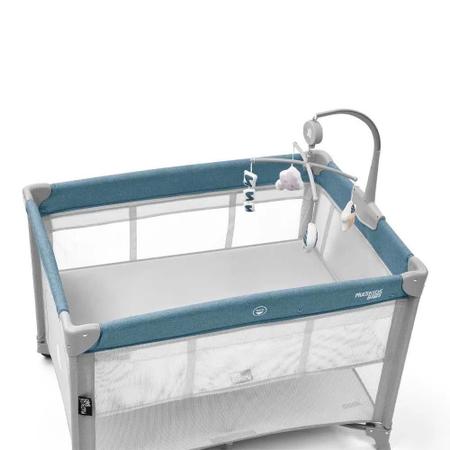 Imagem de Berço Desmontável 0 até 15kg Daydream Azul Multikids Baby