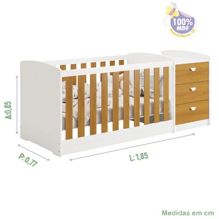 Imagem de Berco e comoda de bebe portatil americano  3 em 1 moises Mini cama Baby Infantil Quarto Móveis Montessoriana Multifuncional Moisés 