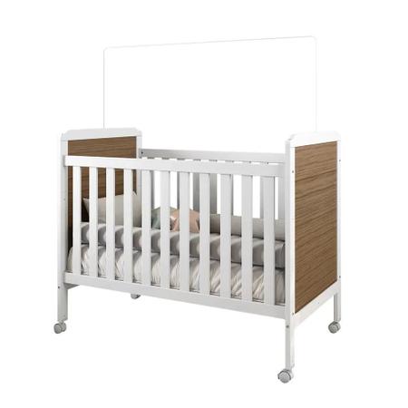 Imagem de Berço Mini Cama 2 em 1 Americano em MDF Cloe Móveis Peroba