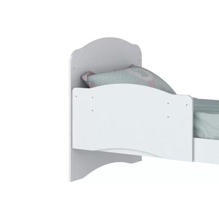 Imagem de Berço / Mini Cama Infantil Bala de Menta 3 em 1 Branco - Henn