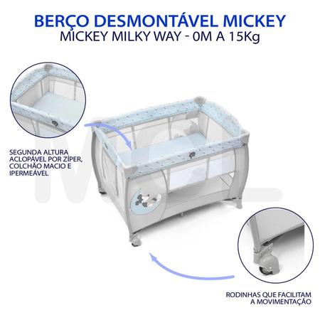 Imagem de Berco portatil desmontavel disney mickey