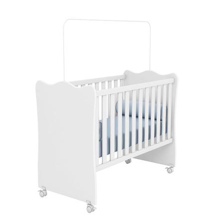 Berço Mini Cama 2 Em 1 (Americano) Quarto Infantil Bebê 4 Rodinhas/Rodízios  Doce Sonho 1344 - Jolear Móveis - Com Você, realizando sonhos.