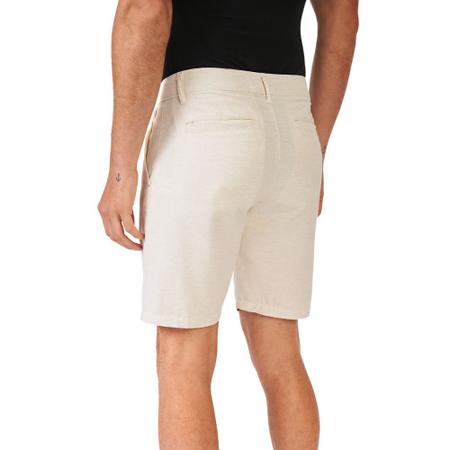Bermuda Casual Masculina Acostamento Off White Imagem de Bermuda Casual Masculina Acostamento Off White
