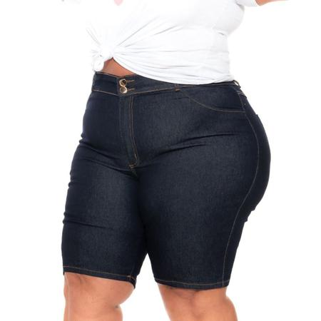 Bermuda Ciclista jeans Stretch Amaciada Feminina 44 ao 70 3251 - Victoria  Falcão - Bermuda Plus Size Feminina - Magazine Luiza