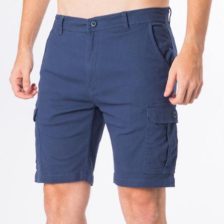 Bermuda De Sarja Masculina Cargo Lisa Casual Com Bolsos - Zafina Imagem de Bermuda De Sarja Masculina Cargo Lisa Casual Com Bolsos