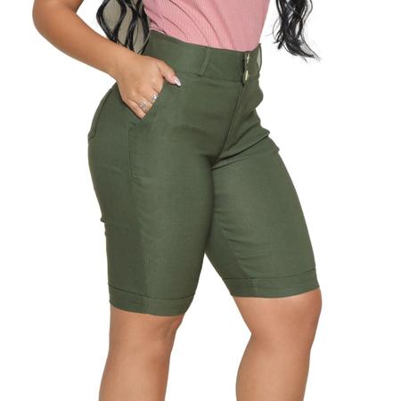 Bermuda Feminina Ciclista Bengaline Lycra At o joelho D lia