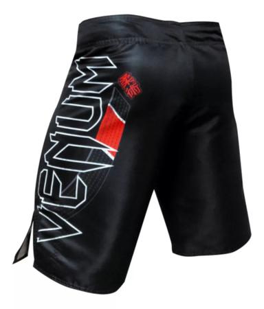 Imagem de Bermuda Fight Muay Thai MMA Venum Black Belt Dark