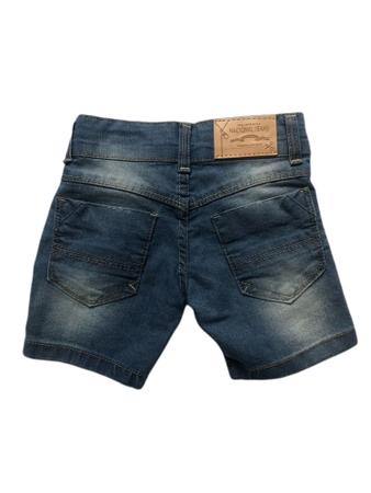 Imagem de bermuda infantil jeans meninos Bebê tam 1 2 e 3 anos pronta entrega