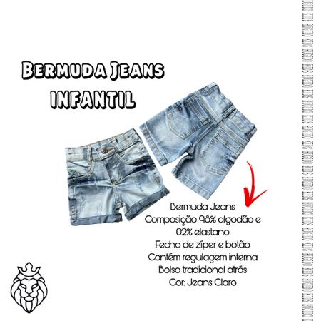 Bermuda jeans estilosa sales