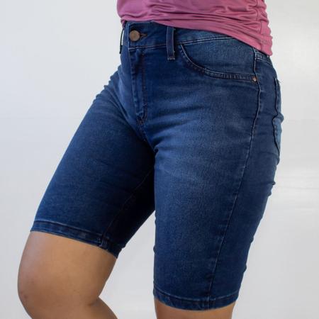 Bermuda jeans sale feminina com strech