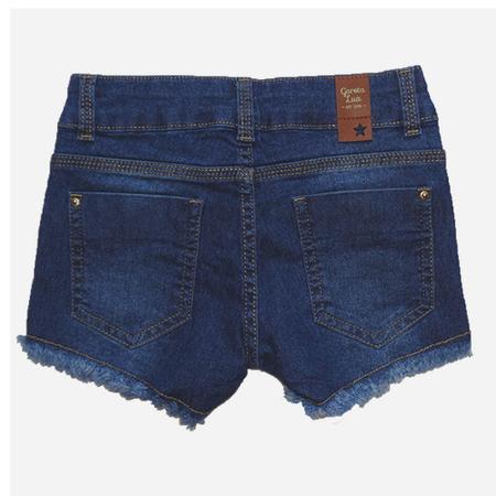 Bermuda Jeans Infantil Menina Shorts Manabana Lindo Oferta 10 a 16