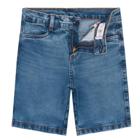 Imagem de Bermuda Jeans Infantil Menino Brandili Azul