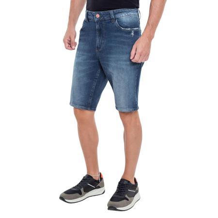 Imagem de Bermuda jeans masculina reta estonada 75914