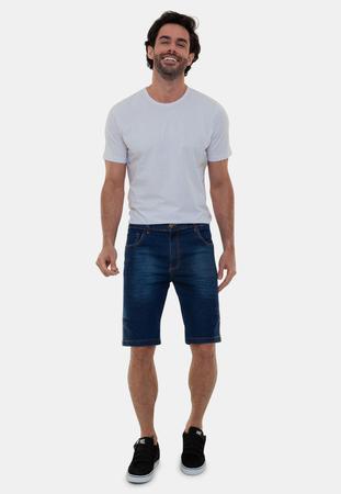 Bermuda Jeans Masculina Tradicional Marinho Versatti It lia