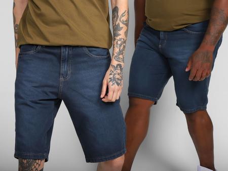 Imagem de Bermuda Jeans Vista Magalu Reta 5 Pockets