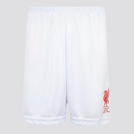 Bermuda Liverpool Juvenil Branca Spr Bermuda Esportiva