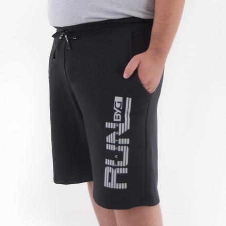 Bermuda Moletinho Plus Size BYG Run - BYG Moda Fitness Imagem de Bermuda Moletinho Plus Size BYG Run