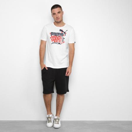 Bermuda moletom masculina puma sales