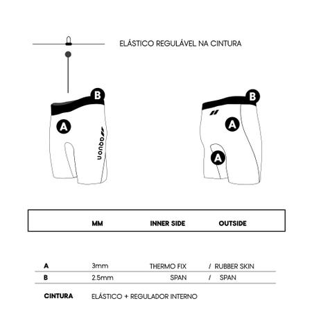 Imagem de Bermuda Natação Flutuação Aquon 3mm Neoprene Mar -Piscina -Triathlon