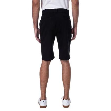 Bermuda Preta Masculina Sarja Lycra Estica Uniformes Perfeitos