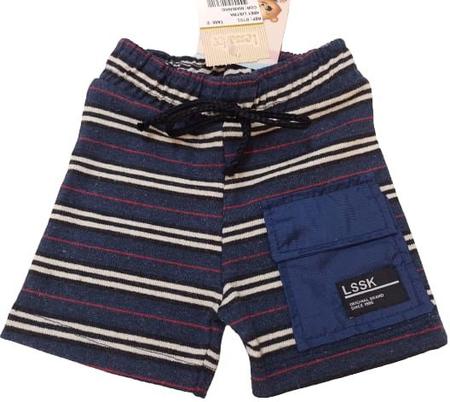 Bermuda / Shorts Bebê Menino Moletinho Verão Lessa Kids 8701 Imagem de Bermuda / Shorts Bebê Menino Moletinho Verão Lessa Kids 8701