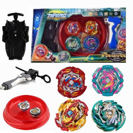 Beyblade Arena Epic Gyro + 4 BeyBlade + 2 Lançadores - Tornado Gyro - Pião  de Batalha e Acessórios - Magazine Luiza