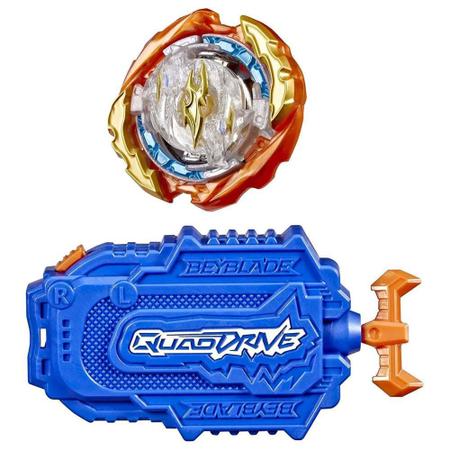 Imagem de Beyblade Burst Quaddrive - Kit Com Lançador Cyclone Roktavor