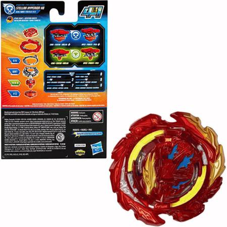 Beyblade BURST QS Stellar Hyperion Hasbro F6809 - Pião de Batalha e  Acessórios - Magazine Luiza