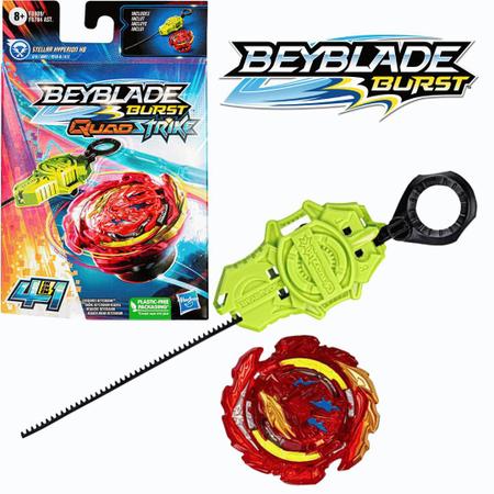 Beyblade BURST QS Stellar Hyperion Hasbro F6809 - Pião de Batalha e  Acessórios - Magazine Luiza