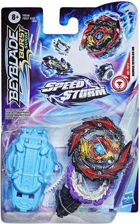 Lançador e Pião de Batalha Beyblade Speedstorm Iniciante - Demise