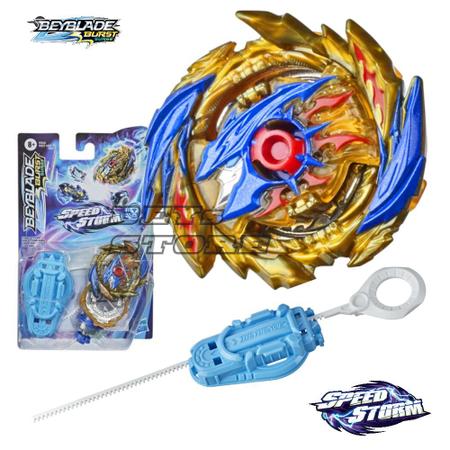 Beyblade Pião Com Lançador Super Hyperion H6 - F0527 - Hasbro