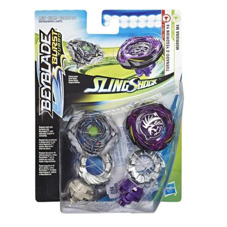 Pião de Batalha - Beyblade Burst Slingshock - Multipack Element-X - Hasbro  - Bumerang Brinquedos