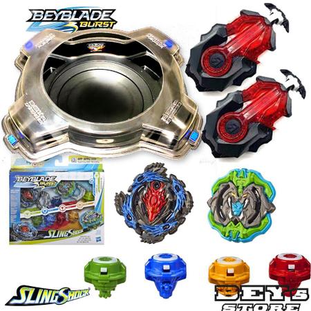 Beyblade Completo Burst Turbo Kit de Mestre - Hasbro - Pião de Batalha -  Magazine Luiza