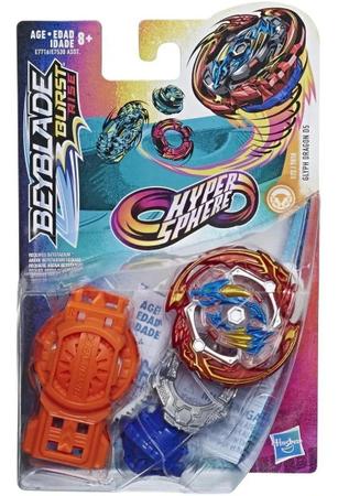 Beyblade Burst Rise HyperSphere Ace Dragon D5 - Hasbro c/ lançador Rotação  Dupla no Shoptime