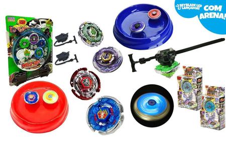 Beyblade Burst Valtryek Bey Blade Led Pegasus 2 Lançador Beyblad - Tornado  Gyro e Lianfa Toys - Pião de Batalha e Acessórios - Magazine Luiza