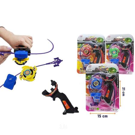 Brinquedo Pião Peão Blayblade Com Lançador + Campo de Batalha no Shoptime