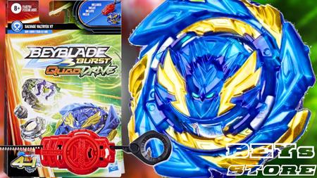 Beyblade Quad Drive Salvage Valtryek - Lançador - Hasbro - Pião de Batalha  e Acessórios - Magazine Luiza