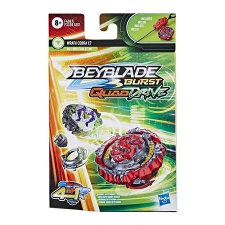 Jogo - Piao BeyBlade - Wrath Cobra - Azul HASBRO - Pião de Batalha