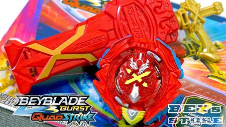 Beyblade Burst QuadStrike Lançador Potência e Velocidade - Xcalius