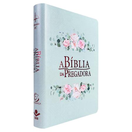 A Biblia da pregadora grande - em inglês - Capa Flor luxo