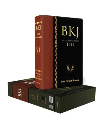 Imagem de Bíblia de Estudo Holman King James  Marrom e Preta  6º Edição - BVBOOKS