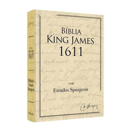 Imagem de Bíblia de Estudos King James BKJ 1611 Spurgeon Feminina Masculina Verde Atualizada Grande