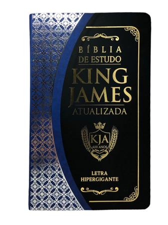 Imagem de Bíblia King James De Estudo Atualizada Kja Letra Hiper Gigante