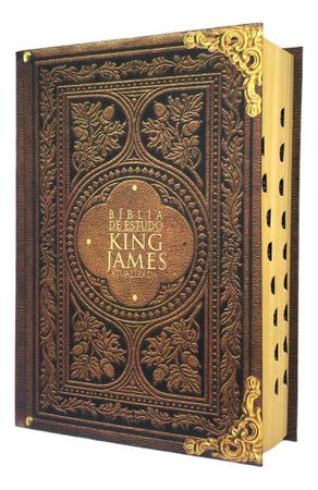 Imagem de Bíblia King James Letra Gigante Estudo  Kja Capa Dura super luxo
