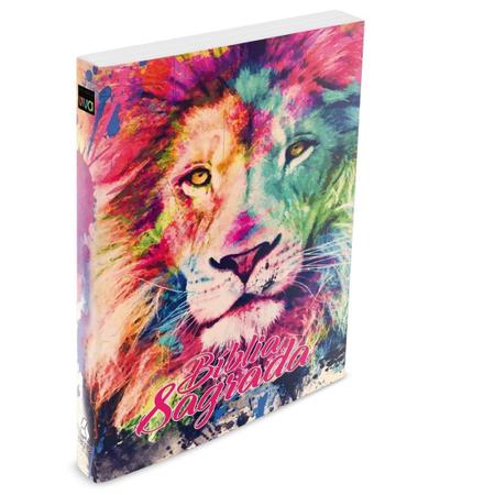 Imagem de Bíblia Leão Color - Brochura - Nova Bíblia Viva