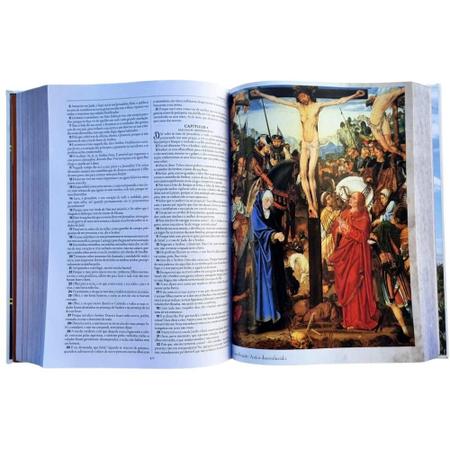 Imagem de Bíblia Sagrada Católica Grande - Capa Branca Edição Luxo
